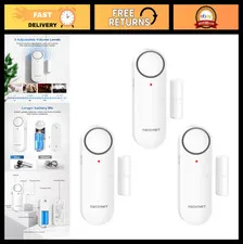 2-in-1 Door & Window Alarms for Kids Safety, Home Security, 3-Level Volume, 3 Pc