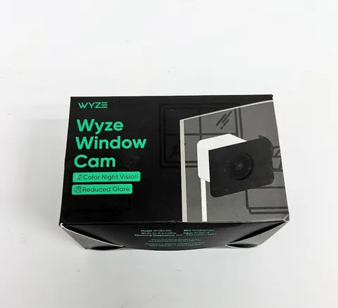 New - Wyze Window Cam, Color Night Vision, Reduced Glare, WYZECWC