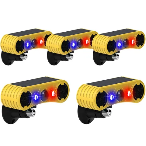 Anizoowu Solar Outdoor Motion Sensor Alarm 2 130Db Outdoor Motion Sensor Alarm