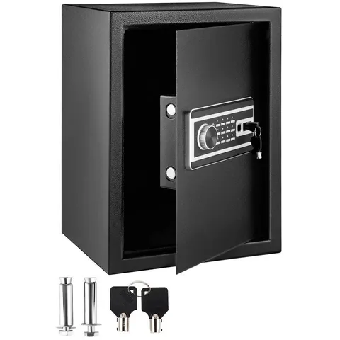 Safe Box Lock Security 2.1 Cubic Feet Digital Safe Key Lock Home Office
