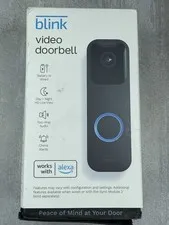 Blink Smart Wifi Video Doorbell Wired/Battery 1st Gen - Registered/locked