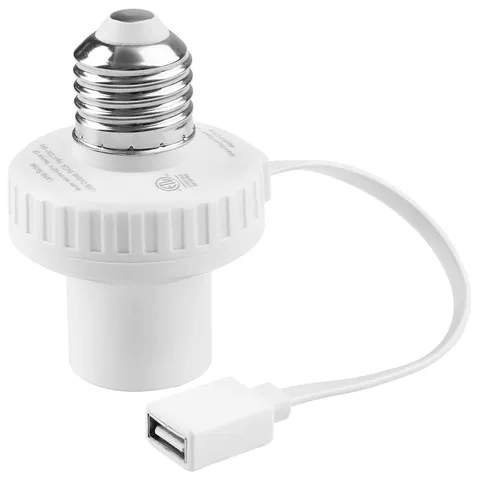 Lamp Socket Power Adapter for Wyze Cam V3/V4/V3 Pro/Og,Wyze Cam Pan V3, E26 Sock