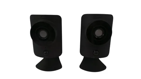 Lot of 2 SimpliSafe SSCM2 HD Wired Indoor Security Camera with Built-in Privacy