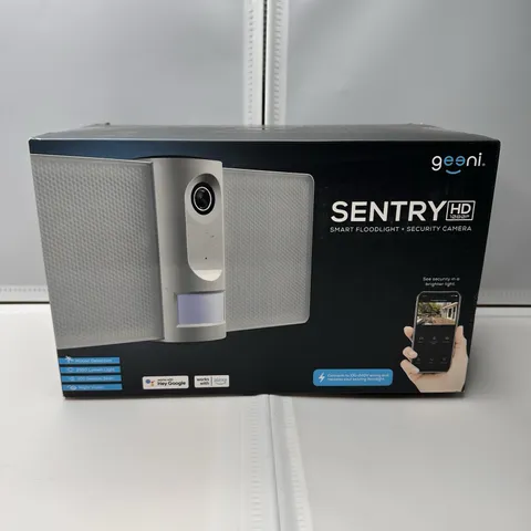 Geeni Sentry Floodlight Camera - Night Vision- New in Box