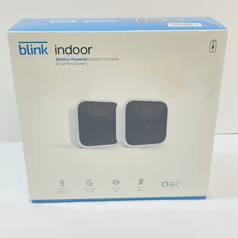 Blink Indoor Security Camera - 2 Camera Kit, Brand New And Factory Sealed