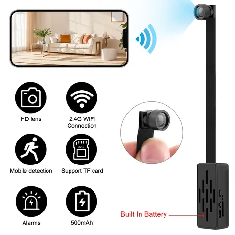 WiFi Mini Security Camera 1080P Remote View Motion Detection Home Office US