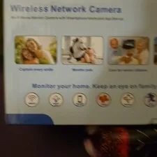 PHANSATIM 1080p IP/Network Wi-Fi Surveillance Camera White Indoor/Outdoor