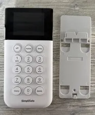 SimpliSafe Home Security System Keypad SSKP3 Simply Safe Remote & Mounting Plate