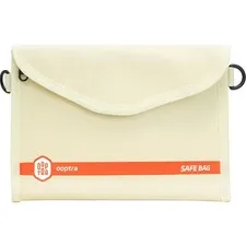 Small Fire-Resistant Document Bag Lock Water-Resistant File Organizer