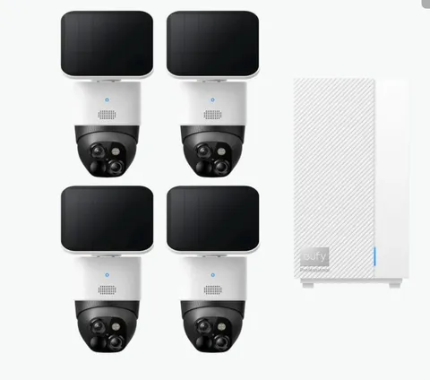 eufy SoloCam S340 (4-Cam Kit) + eufy HomeBase Professional S1