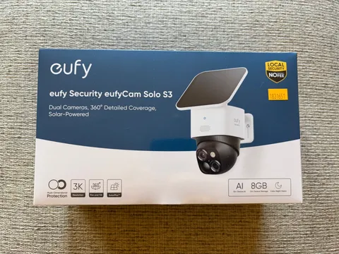 eufyCam Solo S3 (SoloCam S340) Solar-Powered WiFi Dual Lens 3K / 2K Cam