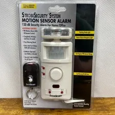 StroneSecurity System Motion Sensor Alarm 120 dB MA795 NIP