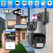 Camaras De Seguridad Para Exterior 1080P HD WIFI Inalambrica Con Vision Nocturna