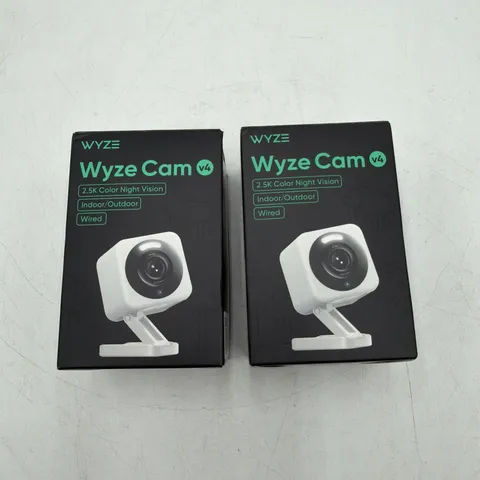 WYZE Cam v4 2.5K HD WiFi Smart Home Security Camera Open Box