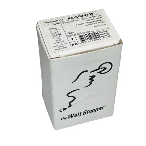 WattStopper Legrand RS-350-N-W Universal Resi Vacancy Sensor - White - NEW