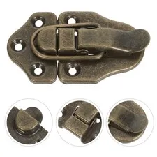 6pcs Hasp Clasp for Toolbox: Wood Box Toggle Latches Hasp Clasp - Metal Toolbox