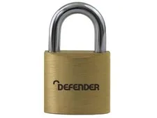 DEFENDER Brass Padlock 60mm DEFBP6