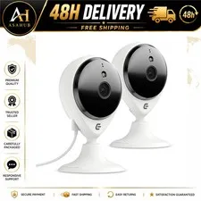 Endliss Innovation 2 Pack Indoor Security Camera 1080p WiFi Alexa