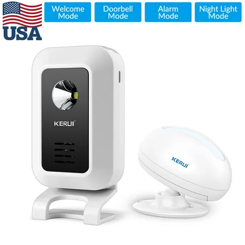 Wireless Home Security Entry Alert, Visitor Motion Door Bell Chime Welcome Alarm