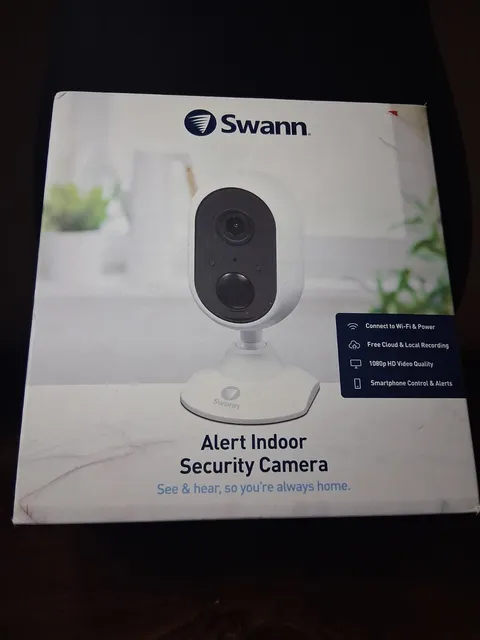 New Swann Alert Indoor Camera 1080p HD Quality White 