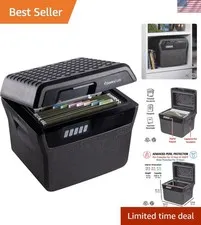Sentrysafe Fireproof and Waterproof Lock Box with Digital Keypad -  Verified