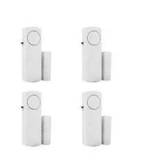 4 Pack Window Alarm Door Magnetic Alarm for Home System, Pool Door Alarms for...