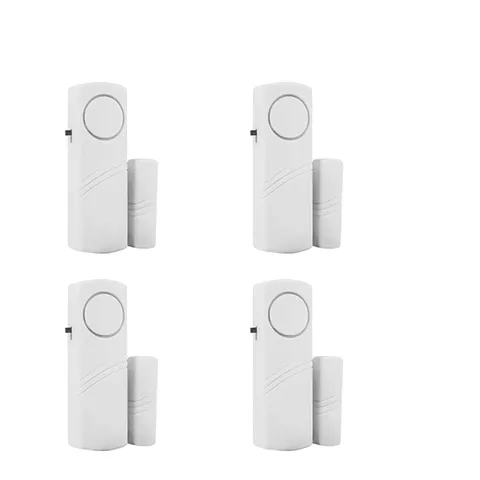 4 Pack Window Alarm Door Magnetic Alarm for Home System, Pool Door Alarms for...