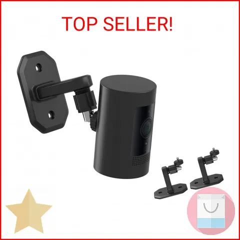 2Pack Adjustable Wall Mount Bracket Compatible with Ring Stick Up Cam & Ring Ind