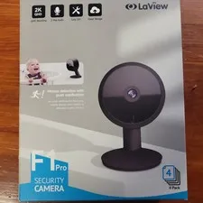 LaView F1 1080p Wi-Fi Indoor IP Security Camera 4-Pack Motion Alerts 