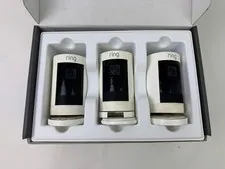 Ring Stick up Cam Indoor/Outdoor Security Camera (3rd Gen)3 Pack - FOR PARTS