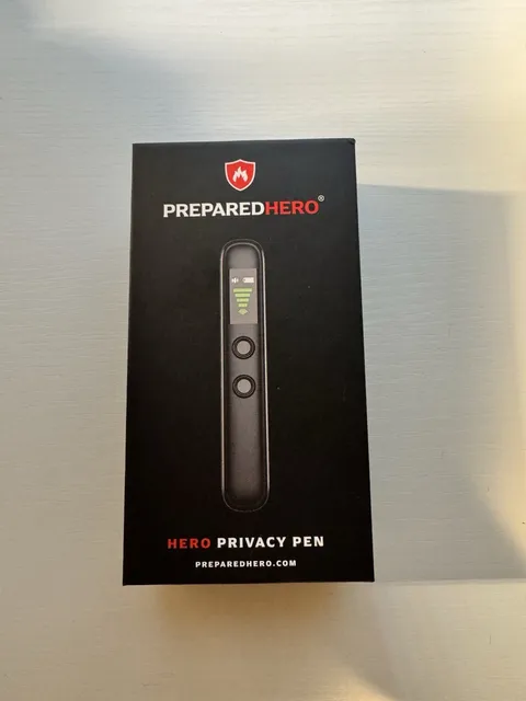 Prepared Hero Privacy Pen Hidden Camera Detector Anti Spy GPS Tracker Free Ship