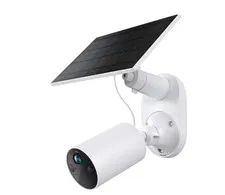 Cámara Seguridad Solar 1080P WiFi Exterior con Detección Humana y Alexa Pack