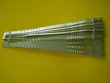 Metal Security Seal 10 Unused Self Locking Seals 