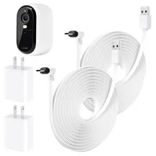 2Pack 25FT Power Cable Compatible with Arlo Essential 2K Outdoor Security
