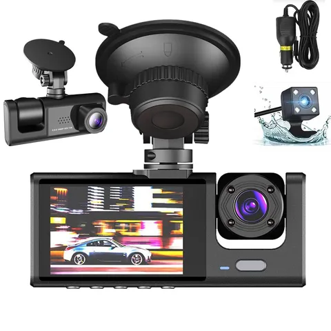 2" 1080P Dash Cam Video Recorder Car DVR Front&Rear View Camera Night Vision