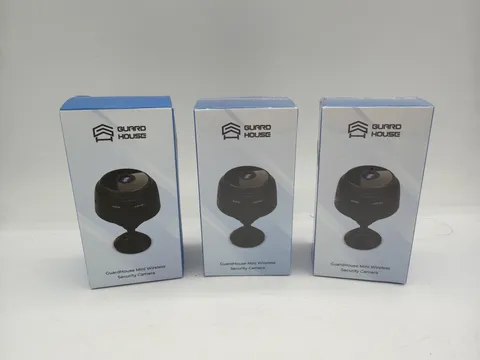 Guard House Security Camera 1080p HD Magnetic Mini Camera Lot Of 3 2 New 1 Open 