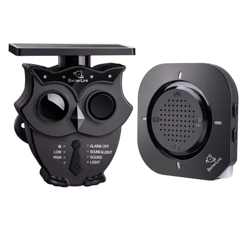 Long Range Wireless Solar Powered Driveway Alarm System 1R1S 1 Receiver 1 Sensor