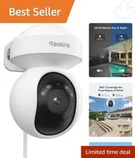 360° Coverage 4K  Camera with Smart Detection – Ideal for Home Surveillance