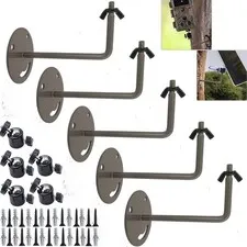 Adjustable Security Camera Mount 5-Pack, Outdoor Bracket, 360° Rotation, IP CCTV