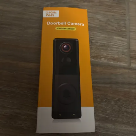 2.4 GHz Wi-Fi Video Doorbell w/ Indoor Ring Chime, Enhanced Security New In Box