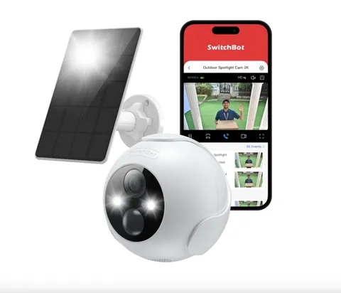 switchbot outdoor spotlight cam 2k solar kit NEW IN BOX SEALED!