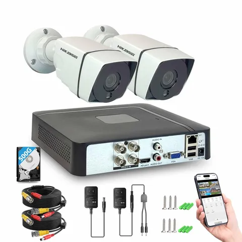 4CH 1080P System Outdoor Indoor with Motion Detection, Night Vision, with 500...
