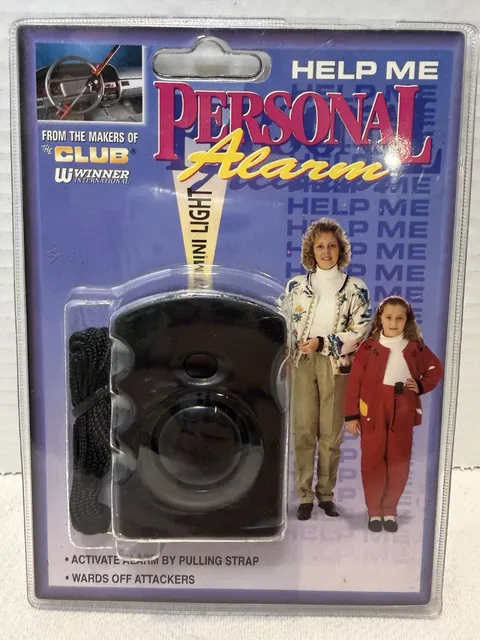 Vintage Help Me Personal Alarm Sealed Self Defense Safety Device Winner Intl