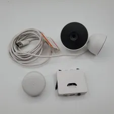 Google Nest Cam Indoor (Wired, 3rd Gen) Security Camera with 2K and Gemini, Snow