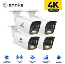 ANNKE 4K POE Security IP Camera Two Way Audio Outdoor Full Color Night Vision AI