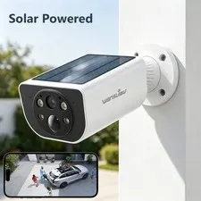 Wansview S1 Wireless Security Camera 2K Home WiFi Solar Powered Audio Outdoor