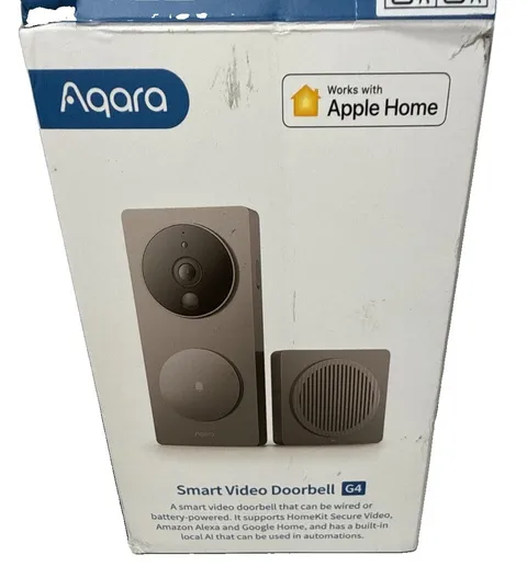 Aqara Smart Video Doorbell G4 Security Camera Battery Powered or Hardwire