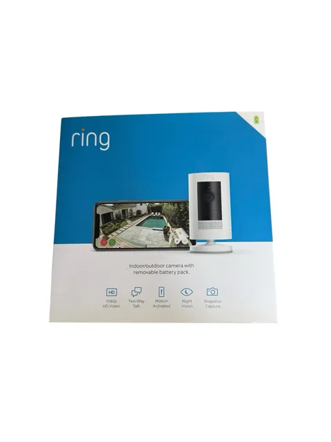 Ring Indoor Plug In HD Security Camera 2 Way Talk Alexa Sealed