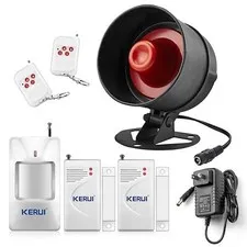 KERUI Home Siren Security Alarm System with 2 Door Sensor 1 Motion Detector