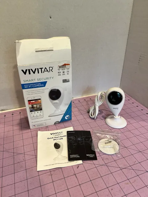 Vivitar Smart Home Security Wi-Fi IPC112N-WHT Brand New Open Box Never Used